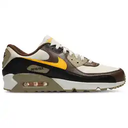 Foot Locker Nike Air Max 90 Sneakers Heren - Bruin - Maat 41 - Mesh/Synthetisch aanbieding