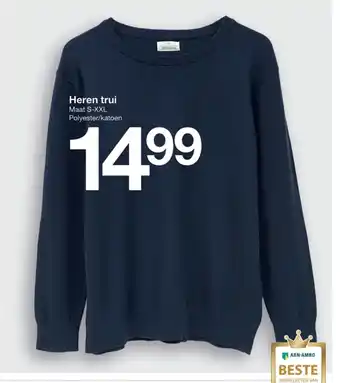 Zeeman Heren trui aanbieding