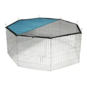 Zooplus Kerbl Pet Konijnenren 8-hoekig met Zonwering L57xH56cm aanbieding