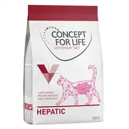 Zooplus 350g Concept for Life Veterinary Diet Hepatic Kattenvoer Droog aanbieding