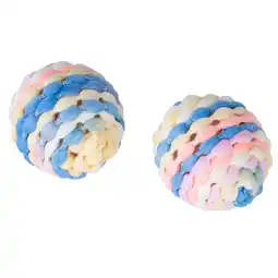 Zooplus Set van 2 regenboog rammelballen TIAKI katten aanbieding