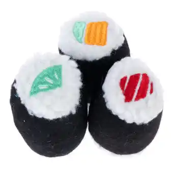 Zooplus TIAKI kattenspeelset sushi rollen 3-pack kat aanbieding