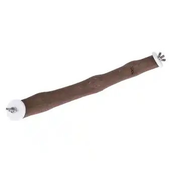 Zooplus Maat M: L35xB2,5cm TIAKI hoekvogelzitstok van natuurlijk hout Kooi accessoires aanbieding