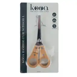 Zooplus kooa bamboe bontschaar L 16x6,8x1,2cm hond & kat aanbieding