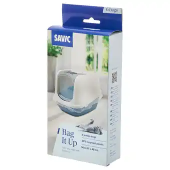 Zooplus Savic kattenbak Robin Jumbo - Accessoire: Bag it Up kattenbakzakken, Jumbo, 6 stuks aanbieding