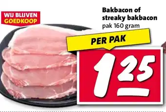 Nettorama Bakbacon of streaky bakbacon aanbieding