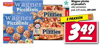 Nettorama Wagner pizzies of piccolini's aanbieding