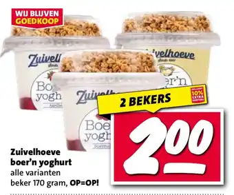Nettorama Zuivelhoeve boer'n yoghurt aanbieding