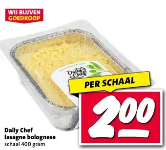 Nettorama Daily Chef lasagne bolognese aanbieding