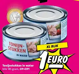 Nettorama Tonijnstukken in water aanbieding