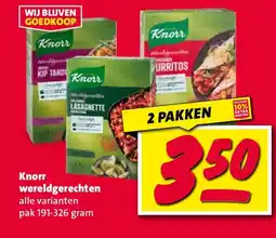 Nettorama Knorr wereldgerechten aanbieding