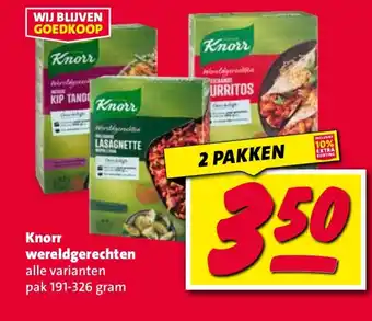 Nettorama Knorr wereldgerechten aanbieding