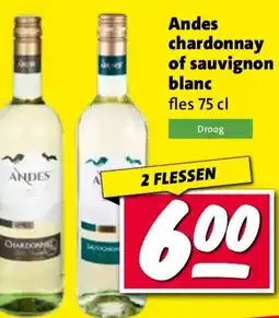 Nettorama Andes chardonnay of sauvignon blanc aanbieding