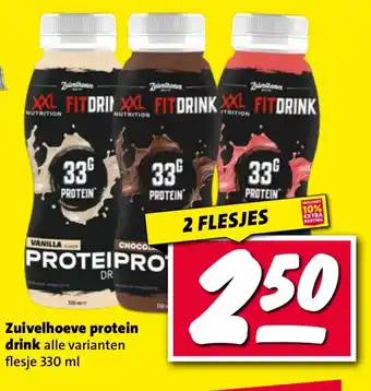 Nettorama Zuivelhoeve protein drink aanbieding