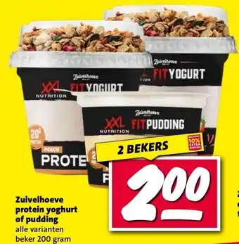 Nettorama Zuivelhoeve protein yoghurt of pudding aanbieding