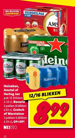 Nettorama Heineken, Amstel of Hertog Jan aanbieding