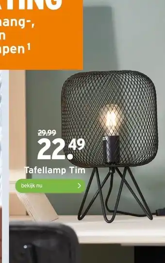 GAMMA Tafellamp Tim aanbieding