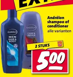 Nettorama Andrélon shampoo of conditioner aanbieding