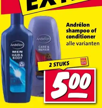 Nettorama Andrélon shampoo of conditioner aanbieding