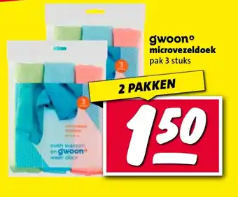 Nettorama Gwoon microvezeldoek aanbieding