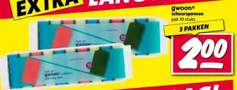 Nettorama Gwoon schuursponsen aanbieding