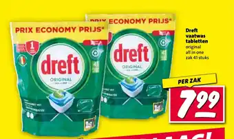 Nettorama Dreft vaatwas tabletten aanbieding