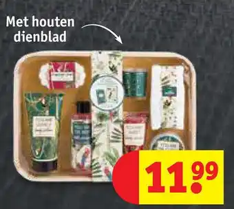 Kruidvat set Met houten dienblad aanbieding