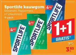 Coop Sportlife kauwgom aanbieding