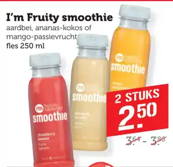 Coop I'm Fruity smoothie aanbieding