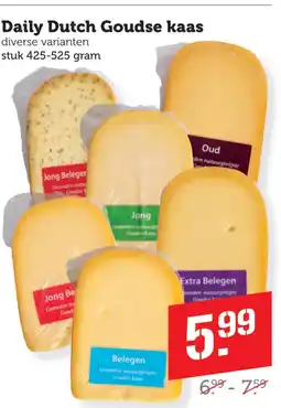 Coop Daily Dutch Goudse kaas aanbieding