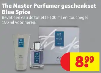 Kruidvat The Master Perfumer geschenkset Blue Spice aanbieding