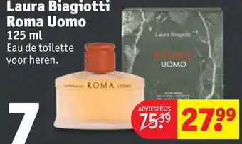 Kruidvat Laura Biagiotti Roma Uomo 125 ml aanbieding