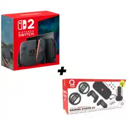 MediaMarkt Nintendo Switch 2 - Spelconsole + Qware Starter Kit Black Bundel 256 Gb aanbieding