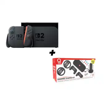 MediaMarkt Nintendo Switch 2 - Spelconsole + Qware Starter Kit Black Bundel 256 Gb aanbieding