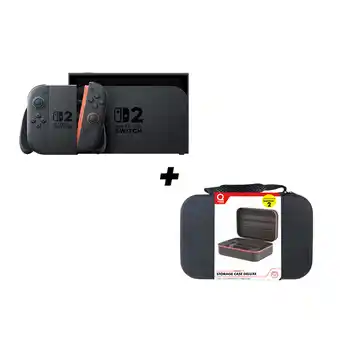 MediaMarkt Nintendo Switch 2 - Spelconsole + Qware Beschermhoes Zwart Bundel 256 Gb aanbieding