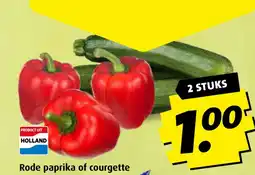 Boni Rode paprika of courgette aanbieding
