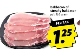 Boni Bakbacon of streaky bakbacon aanbieding