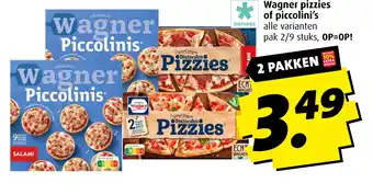 Boni Wagner pizzies of piccolini's aanbieding