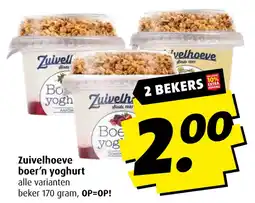 Boni Zuivelhoeve boer'n yoghurt aanbieding