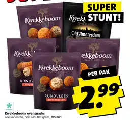 Boni Kwekkeboom ovensnacks aanbieding