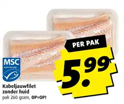 Boni Kabeljauwfilet zonder huid aanbieding