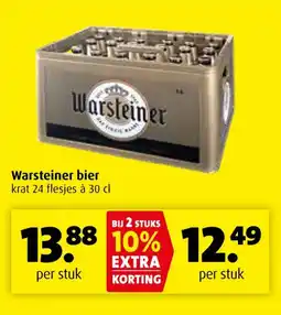 Boni Warsteiner bier aanbieding