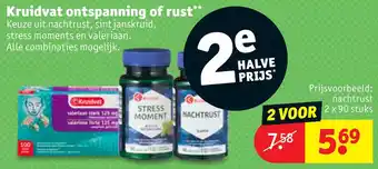 Kruidvat Kruidvat ontspanning of rust" aanbieding