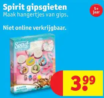 Kruidvat Spirit gipsgieten aanbieding