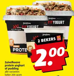Boni Zuivelhoeve protein yoghurt of pudding aanbieding