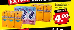 Boni Chocomel halfvol of vol of Fristi rood fruit aanbieding