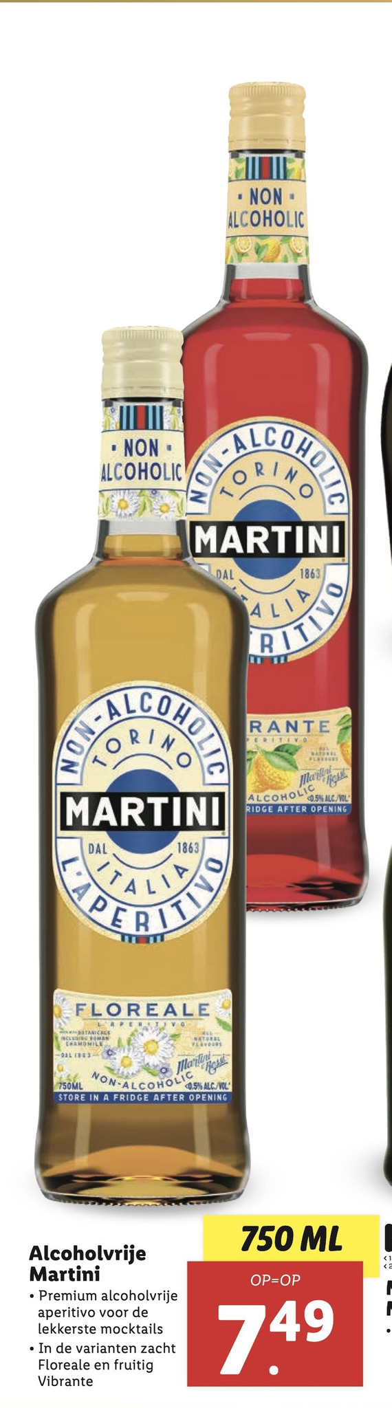 Alcoholvrije Martini aanbieding bij Lidl