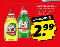 Boni Dreft afwasmiddel aanbieding