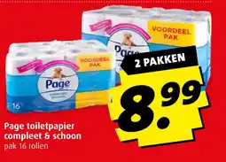 Boni Page toiletpapier compleet & schoon aanbieding