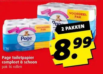 Boni Page toiletpapier compleet & schoon aanbieding